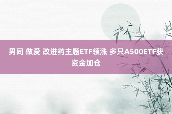 男同 做爱 改进药主题ETF领涨 多只A500ETF获资金加仓